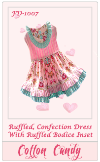 Cotton Candy Ruffled Dog Dress Pattern