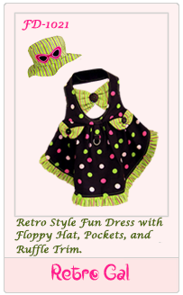 FD-1021_Rockabilly Baby, Dog Dress Pattern